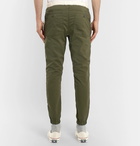 Beams Plus - Slim-Fit Tapered Drawstring Ripstop Trousers - Men - Green