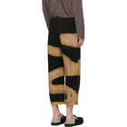 Eckhaus Latta Black and Beige Chemtrail Baggy Jeans