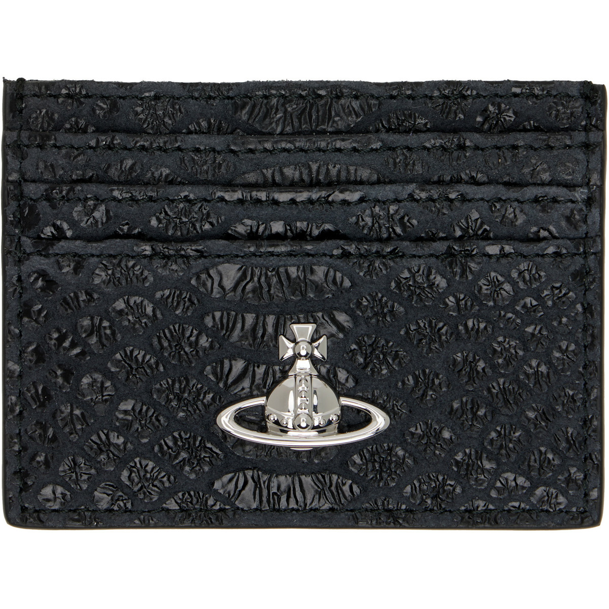 Vivienne Westwood Gray Flat Card Holder