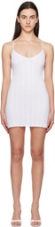 Cou Cou White 'The Cami Slip' Minidress