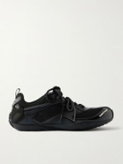 Balenciaga - Radar Leather-Trimmed Mesh Sneakers - Black