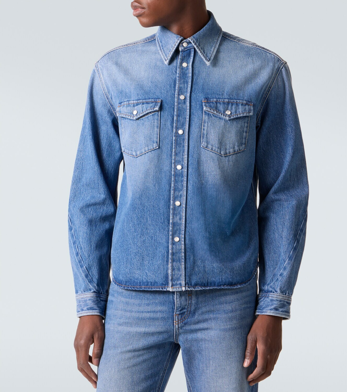 Givenchy Couture Seam denim shirt