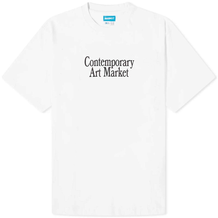Photo: MARKET Men's Smiley Contemporary Art T-Shirt in White