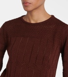 Eres Rêverie open-knit cotton-blend top