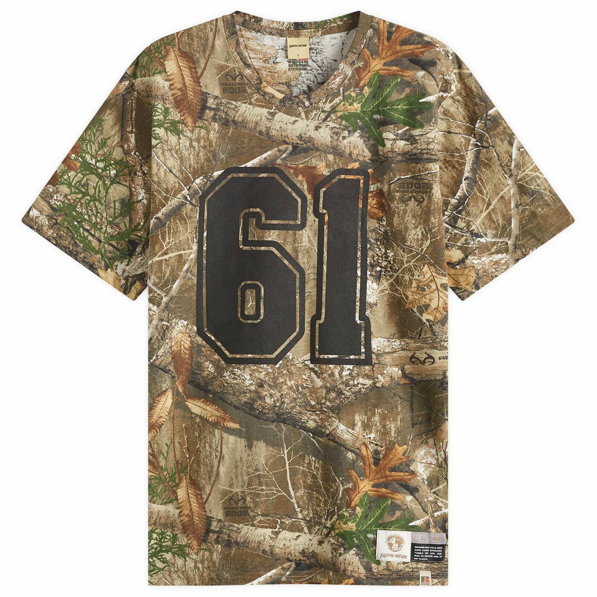 Fucking Awesome Men's Unholy Trinity T-Shirt in Tree Camo