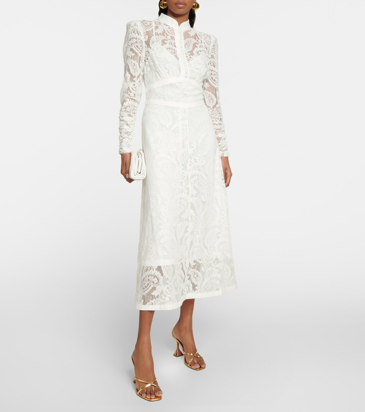 Zimmermann - Paisley lace midi dress Zimmermann