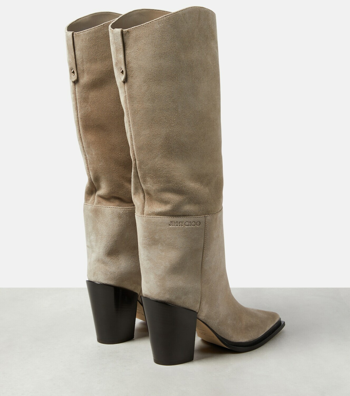 【関税込み】Jimmy Choo Boots Jimmy Choo Cece 80 leather knee-high boots Jimmy Choo