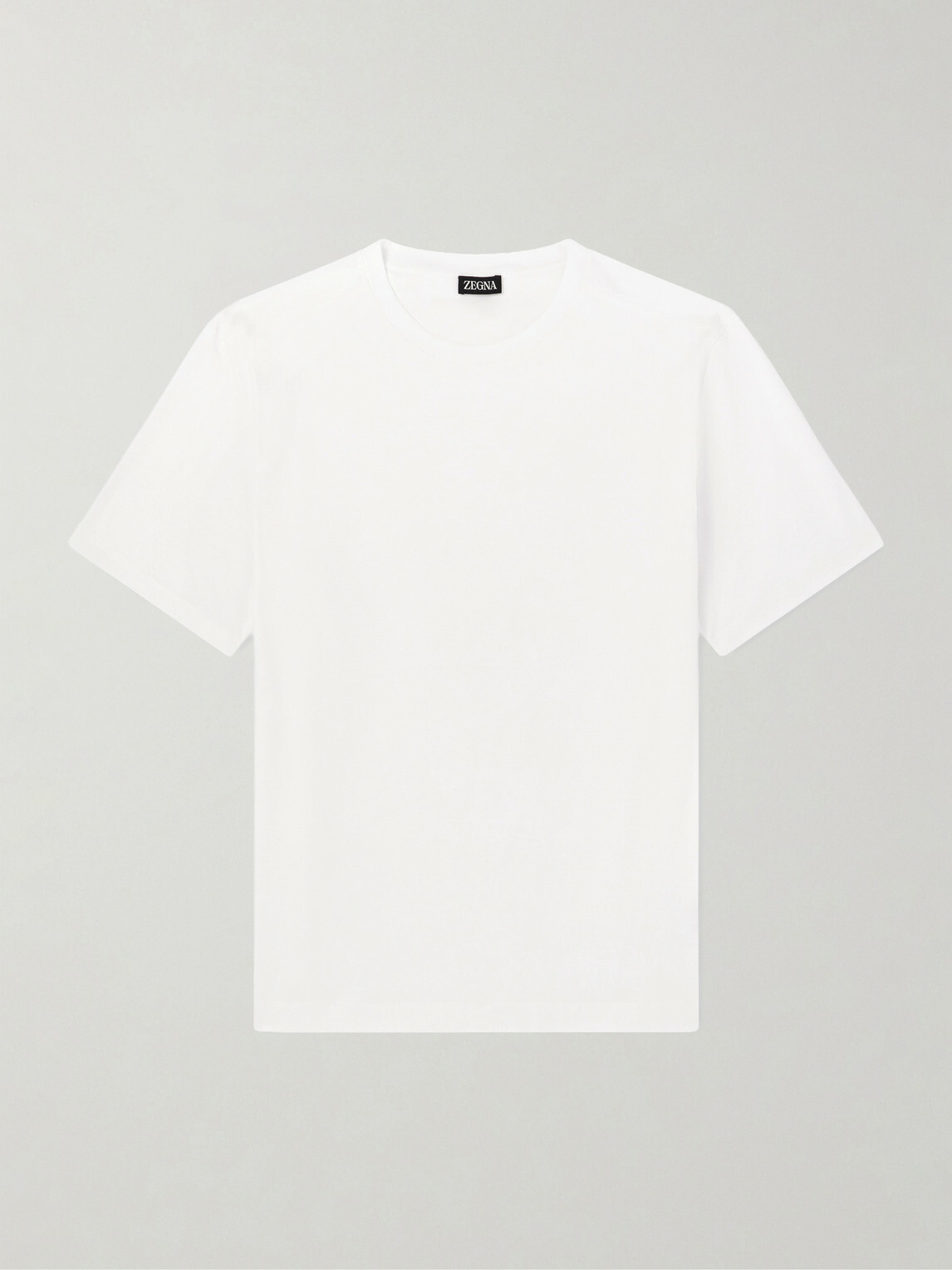 Zegna - Cotton-Jersey T-Shirt - White
