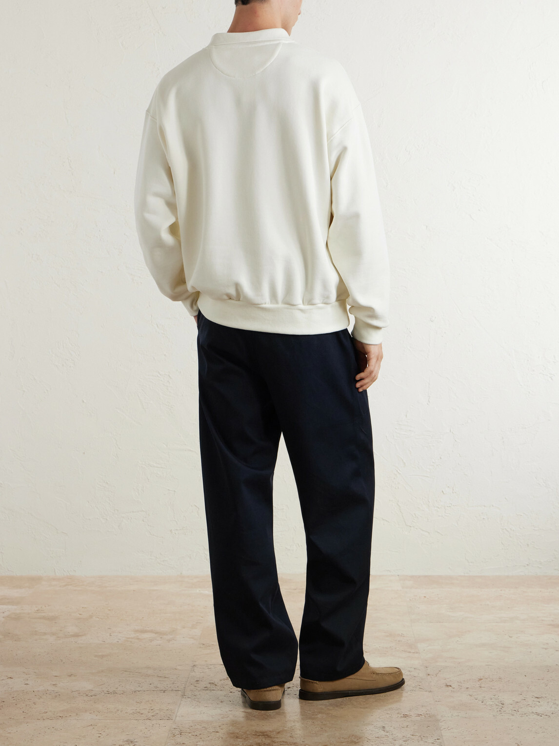 Polo Ralph Lauren - Wimbledon Logo-Embroidered Cotton Sweatshirt - White