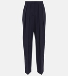 Stella McCartney - Pleated high-rise tapered pants