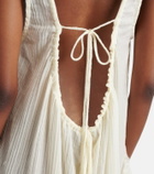The Attico Ruffled cotton minidress