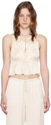 BEC + BRIDGE Beige Delphi Blouse