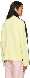 JW Anderson Black & Yellow Patch Pocket Turtleneck