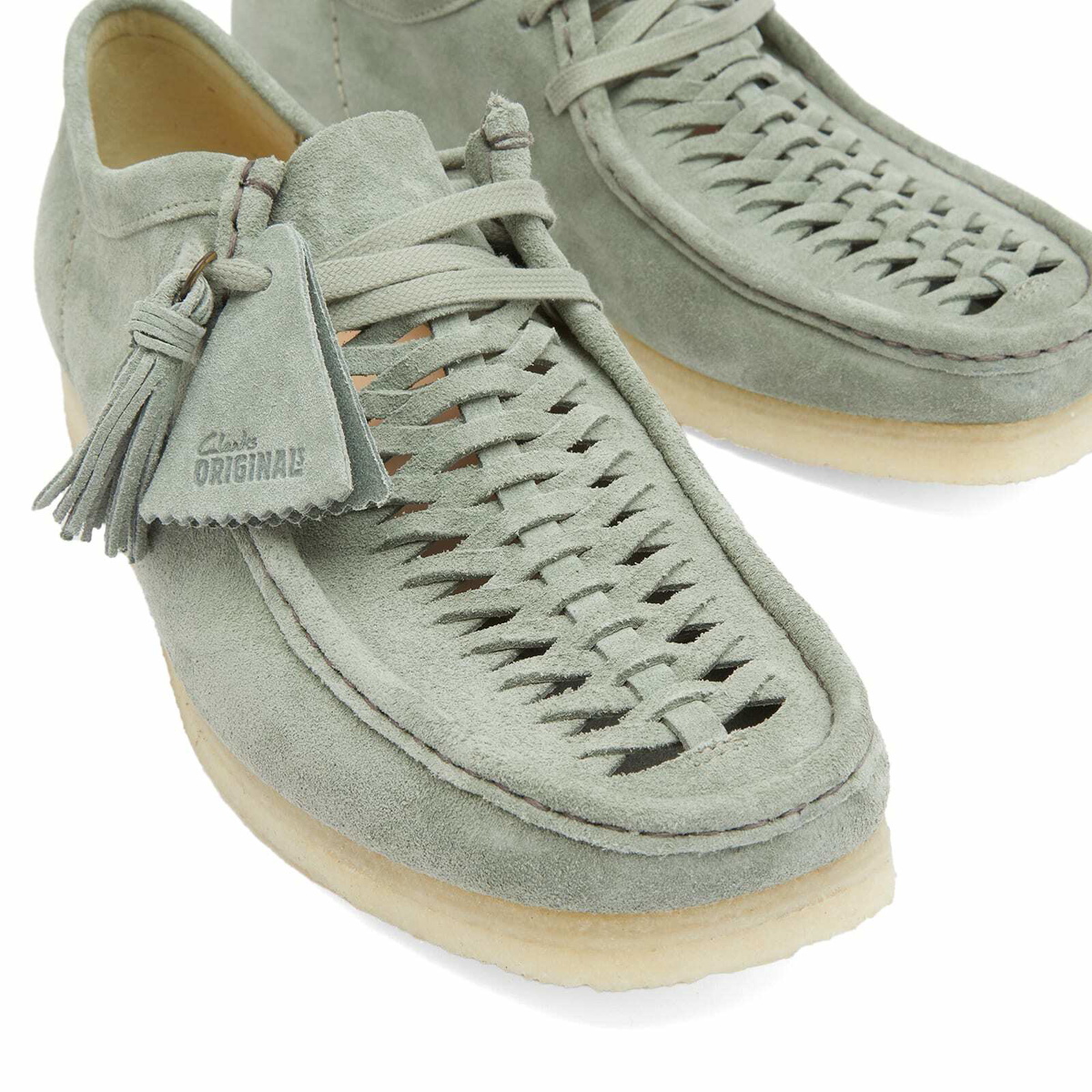 【スニーカー26cm相当】CLARKS ORIGINALS WALLABEE NEW CLARKS ORIGINALS WALLABEE SUEDE GREY COMBI Men's 11.5 45