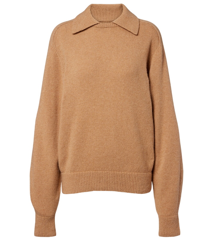 Photo: Khaite Jackson wool and cashmere polo sweater
