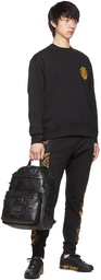 Versace Jeans Couture Black Cotton Sweatshirt