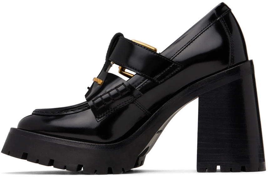 新品ALEXANDER WANG CARTER プラットフォーム ローファー CARTER PLATFORM LOAFER BOOT IN LEATHER in BLACK | alexanderwang®