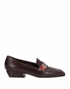 Missoni Womens Loafers Burgundy