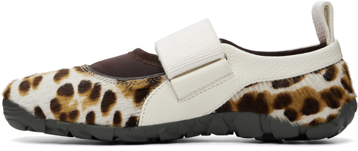 Wales Bonner Beige & Brown Jewel Mary Jane Sneakers
