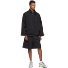 Li-Ning Black and Green Contrast Stitch T-Shirt