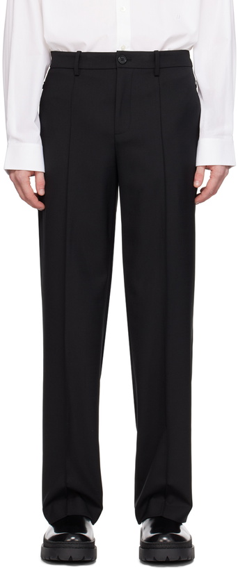 Photo: Helmut Lang Black Relaxed Trousers