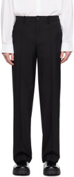 Helmut Lang Black Relaxed Trousers