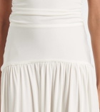 Staud Mariana jersey corset dress