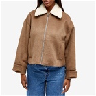 Meotine Women's Mimi Wool Jacket in Brown
