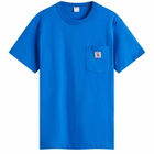 Randy's Garments Men's Logo Pocket T-Shirt in Royal Blue