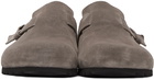 Officine Creative Grey Suede Agora 4 Sandals