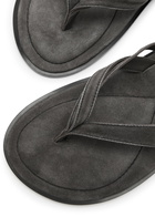 A.emery Morgan Suede Flip Flops Grey