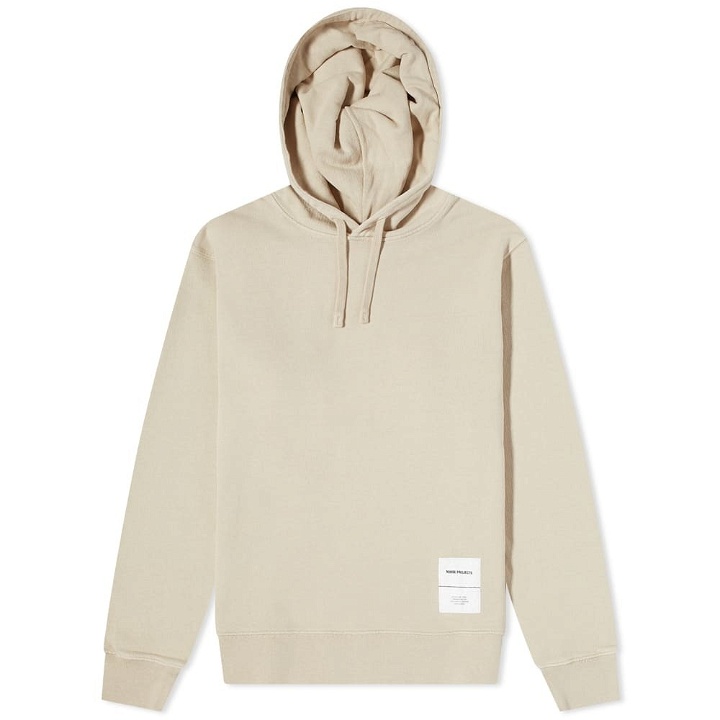 Photo: Norse Projects Men's Fraser Tab Series Popover Hoody in Oatmeal