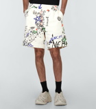 Givenchy - Printed fleece Bermuda shorts
