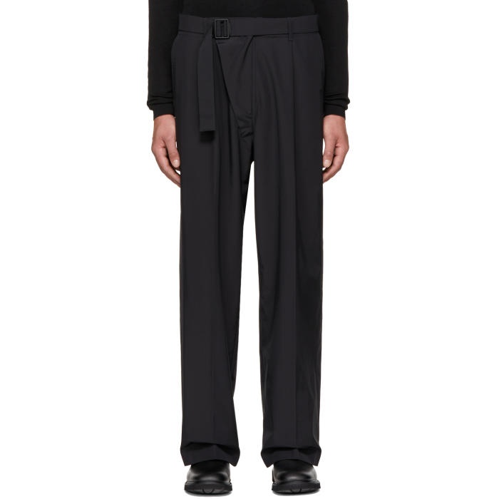 Photo: Mackintosh 0001 Black Belted Trousers 