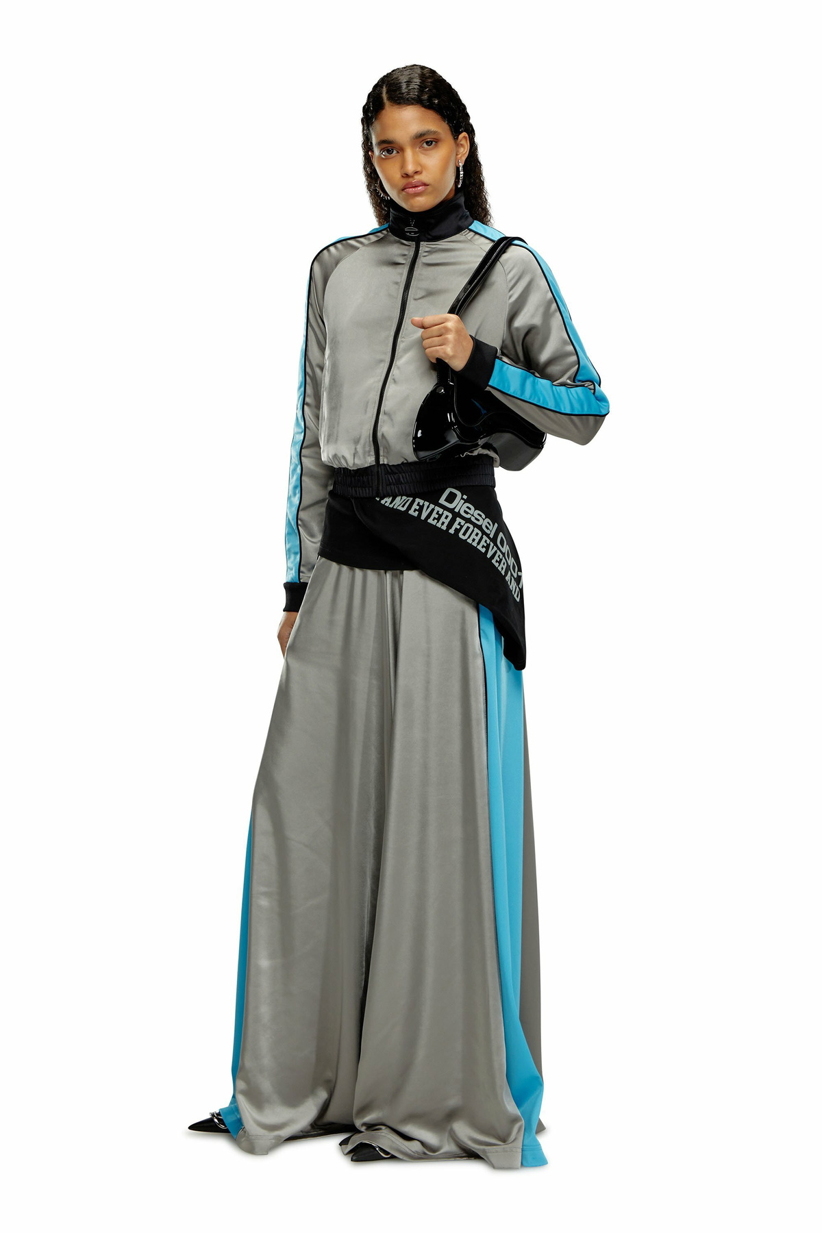 Diesel Play-Glossy crossbody bag - Shoulder Bags Womens in Black 