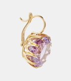 Ileana Makri 18kt gold earrings with amethysts