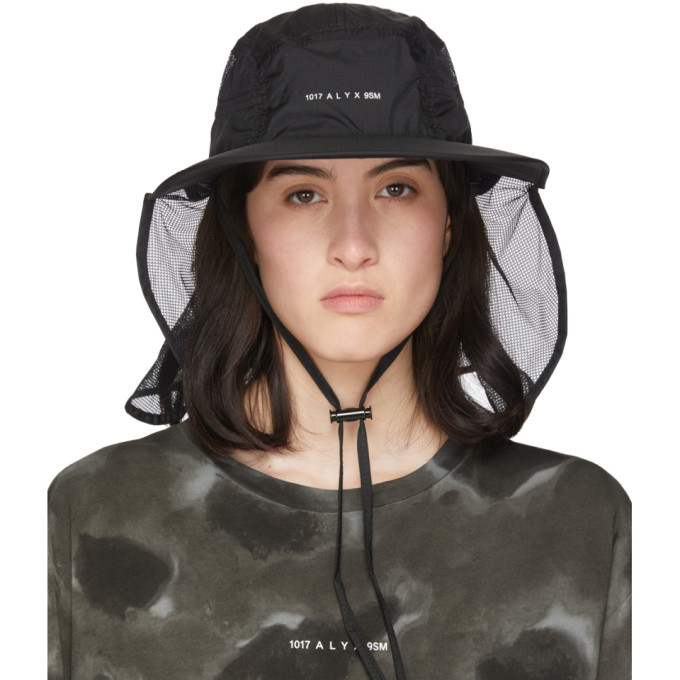 Moncler Genius 6 Moncler 1017 ALYX 9SM Black Visor Hat Moncler Genius