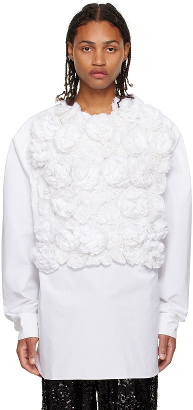 Photo: Dries Van Noten White Oversized Shirt