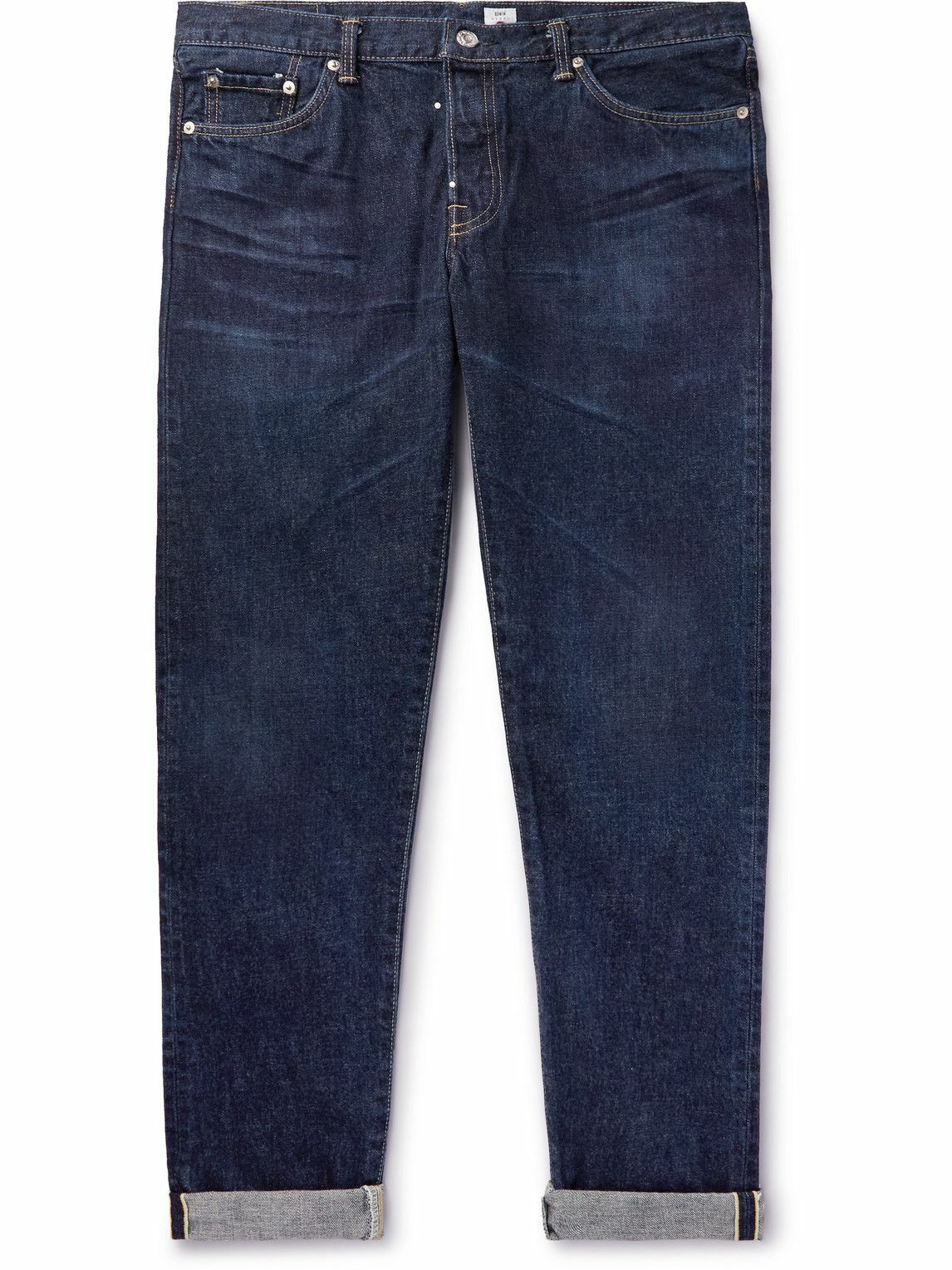 EDWIN - Straight-Leg Selvedge Jeans - Blue
