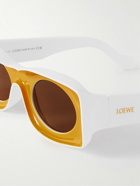 Loewe - Paula's Ibiza Rectangular-Frame Acetate Sunglasses