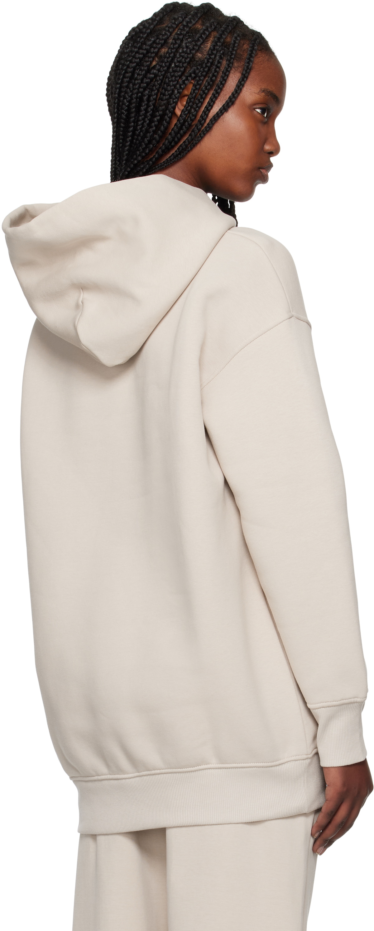 Max Mara Beige Felpa Hoodie