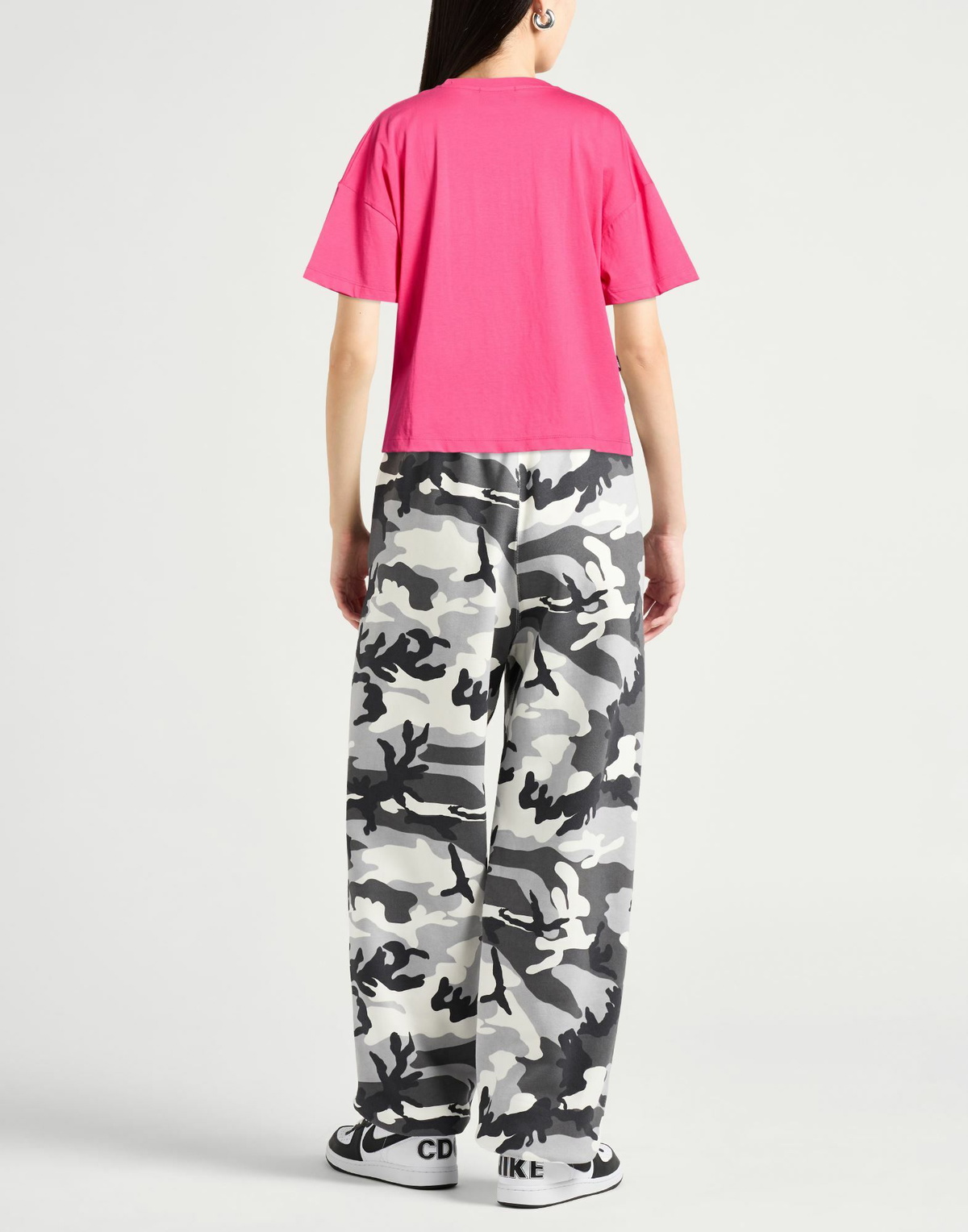 Shoe Womens T-shirt in Fuchsia