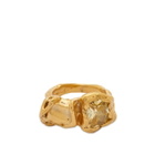 Simuero Women's Vera Ring in Gold/Quartz
