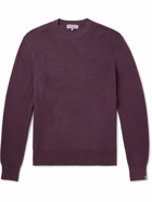 Rag & Bone - Dexter Ribbed Organic Cotton-Blend Sweater - Purple