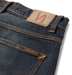 Nudie Jeans - Grim Tim Slim-Fit Organic Stretch-Denim Jeans - Men - Dark denim