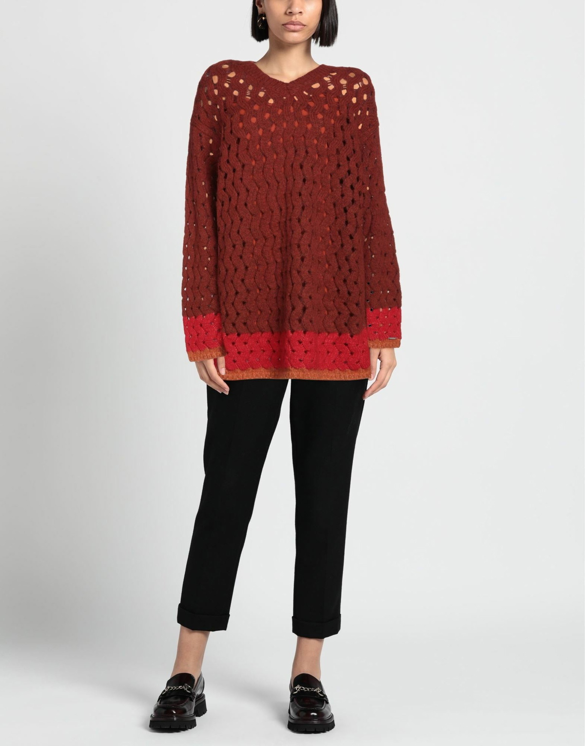 Koché Womens Sweater Rust