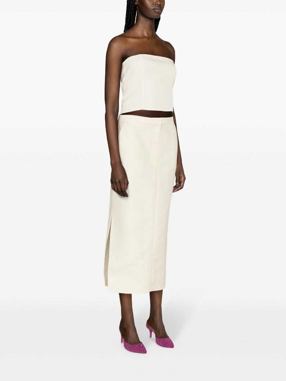 GAUGE81 Neutral Tona Crop Top