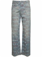 LANVIN - Printed Denim Jeans