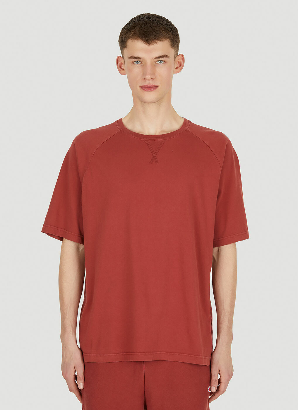 Reverse Weave 1952 T-Shirt in Red Champion