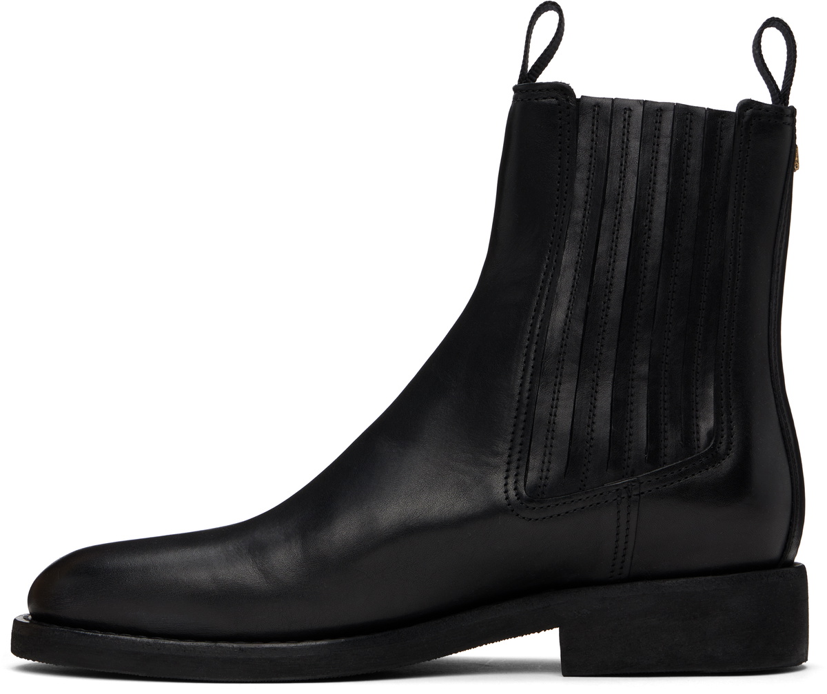 Golden Goose Black Leather Chelsea Boots